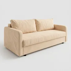 Диван прямой ArtVent Tessa, 2,15x0,64x1 m, Imperia Vanilla