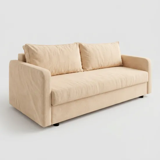 Диван прямой ArtVent Tessa, 2,15x0,64x1 m, Imperia Vanilla