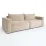 Canapea dreaptă ArtVent Alexander 2, 2,44x0,64x1 m, Imperia Hummus