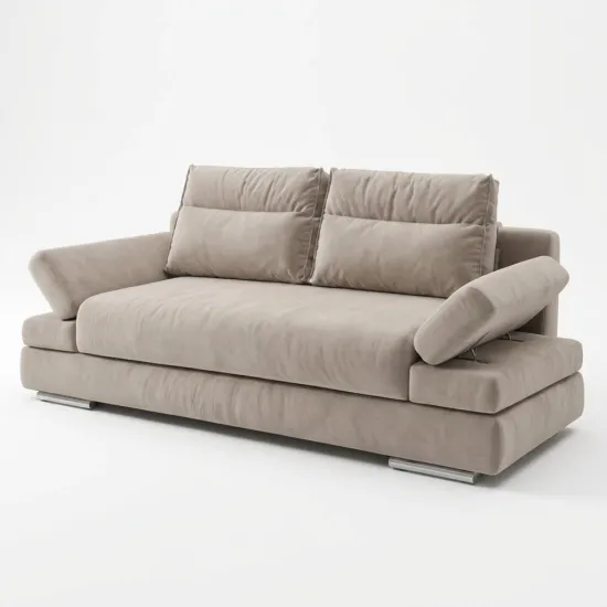 Диван прямой ArtVent Arion, 2,2x0,68x1,1 m, Imperia Hummus