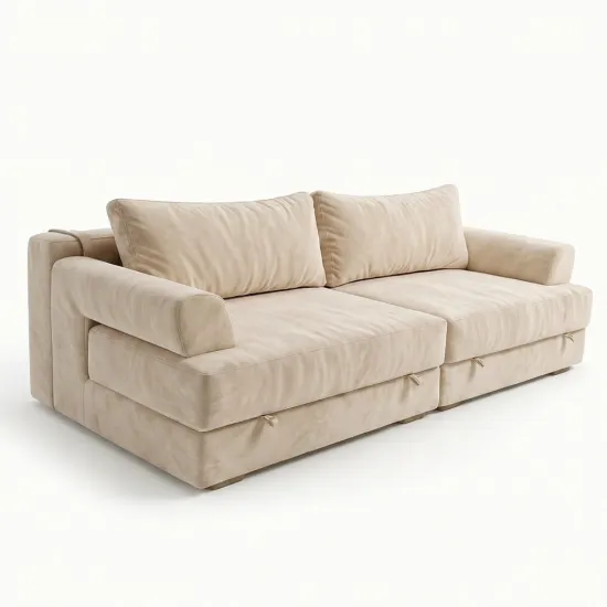 Диван прямой ArtVent Timi, 2,52x0,63x1,07 m, Imperia Hummus