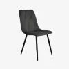 Стул Eva YTC-080 B, BLUVEL-14 Dark Grey