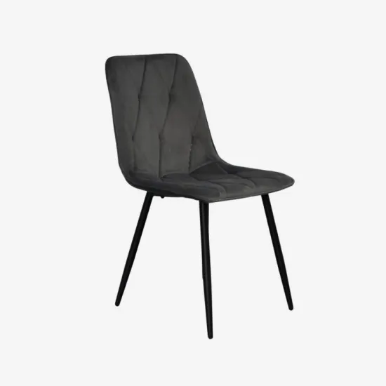 Стул Eva YTC-080 B, BLUVEL-14 Dark Grey