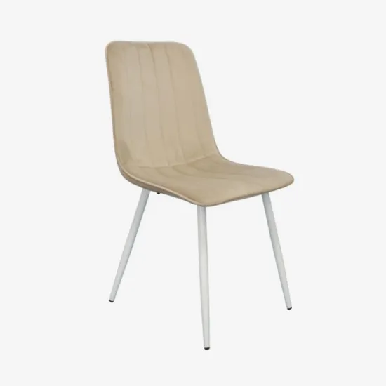 Scaun Evelin YTC-078 WH, UF910-01 Light beige