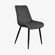 Scaun Evelin YTC-055 B, BLUVEL-14 Dark Grey