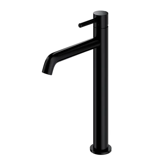 Baterie pentru lavoar Omnires Y, negru mat (Y1212BL)