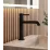 Baterie pentru lavoar Omnires Y, negru mat (Y1212CBL)
