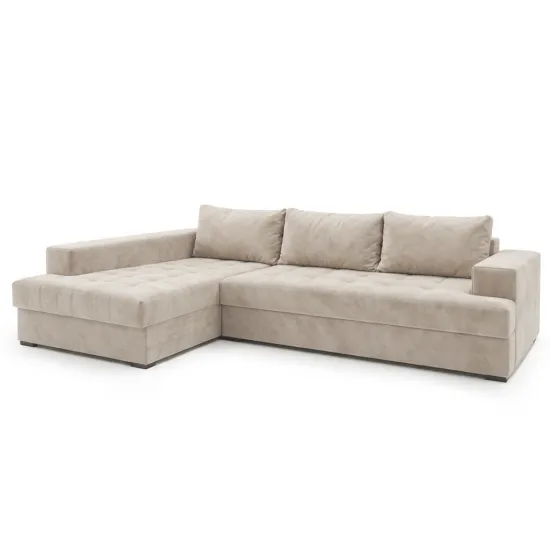 Canapea de colț ArtVent Casper 2,3x0,63x1,6 m, Imperia Hummus