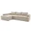 Canapea de colț ArtVent Casper 2,3x0,63x1,6 m, Imperia Hummus
