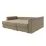 Canapea de colț ArtVent Power 3 2,4x0,75x1,47 m, Imperia Hummus