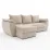 Диван угловой ArtVent B2, 2,55x0,72x1,47 m, Imperia Hummus