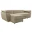 Диван угловой ArtVent B2, 2,55x0,72x1,47 m, Imperia Hummus