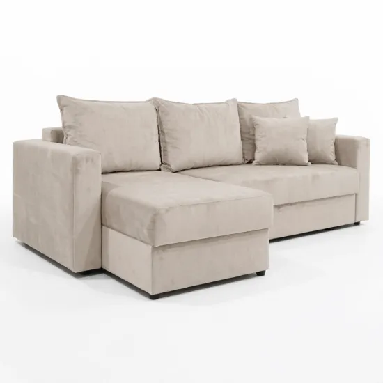 Canapea de colț ArtVent Model 2, 2,3x0,63x1,47 m, Imperia Hummus