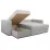 Canapea de colț ArtVent Model 2, 2,3x0,63x1,47 m, Imperia Hummus