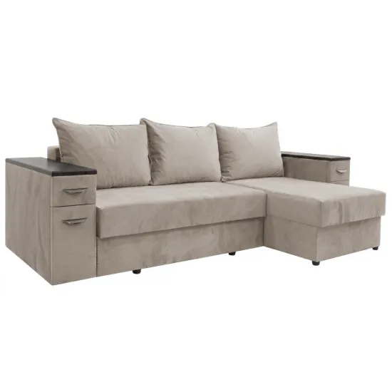 Canapea de colț ArtVent Model 2/2, 2,5x0,63x1,47 m, Imperia Hummus