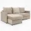 Диван угловой ArtVent Ivanusca 2, 2,12x0,63x1,47 m, Imperia Hummus