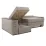 Canapea de colț ArtVent Model 3/2 cu Lada, 2,5x0,64x1,47 m, Imperia Hummus