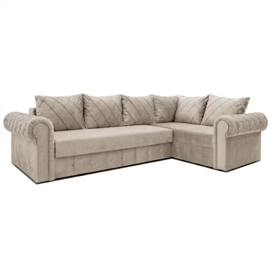 Диван угловой ArtVent Cesterfild 5, 2,8x0,70x1,9 m, Imperia Hummus
