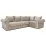 Диван угловой ArtVent Cesterfild 5, 2,8x0,70x1,9 m, Imperia Hummus