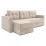 Диван угловой ArtVent Valentino 2, 2,3x0,63x1,47 m, Imperia Hummus