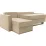 Диван угловой ArtVent Valentino 2, 2,3x0,63x1,47 m, Imperia Hummus