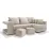 Диван угловой ArtVent Venera, 2,45x0,63x1,47 m, Imperia Hummus