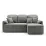 Диван угловой ArtVent Colt 2 Como 2,3x0,65x1,57 m, Deluxe 3
