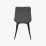 Комплект стола и стульев Eva DT 404-3B + 3 YTC-055B, BLUVEL-14 Dark Grey