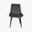 Комплект стола и стульев Eva DT 404-3B + 3 YTC-055B, BLUVEL-14 Dark Grey