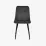 Комплект стола и стульев Eva DT 404-3B + 3 YTC-080B, BLUVEL-14 Dark Grey