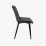 Set de masă și scaune Eva DT 431-3R B + 4 YTC-055B, BLUVEL-14 Dark Grey