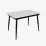 Комплект стола и стульев Eva DT 531R B + 6 YTC-080B, BLUVEL-14 Dark Grey