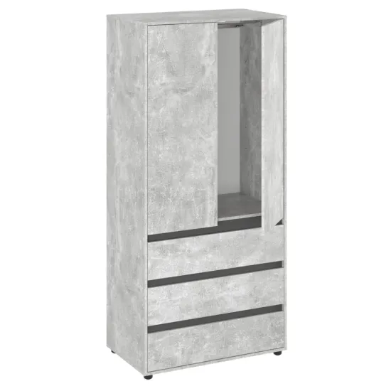 Dulap Kompanit Dulap-27 NEW, 90x53,4x195 cm, Atelie deschis