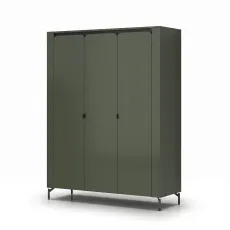 Dulap Fabrik Home Velori, 150x51,8x181 cm, verde fumuriu