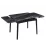 Masă de bucătărie Fabrik Home Dove, 120x80 cm extensibilă, Negru mat