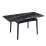 Masă de bucătărie Fabrik Home Dove, 120x80 cm extensibilă, Negru mat