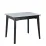 Masă de bucătărie Fabrik Home Carina, 90x70 cm extensibilă, Calacatta White Gold