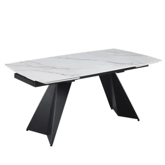 Стол обеденный Fabrik Home Eclipse, 165x90 см раскладной, Gold Matt