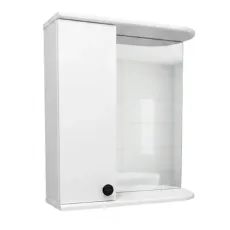 Dulap-oglindă baie Mashtab Palma 60x72 Alb mat (12175)