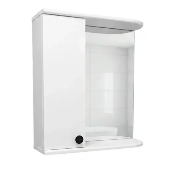 Dulap-oglindă baie Mashtab Palma 60x72 Alb mat (12175)
