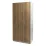 Dulap Mashtab Flexo M2 12243/S12264/D12265, 100x53x220 cm, Alb/Stejar Evoke