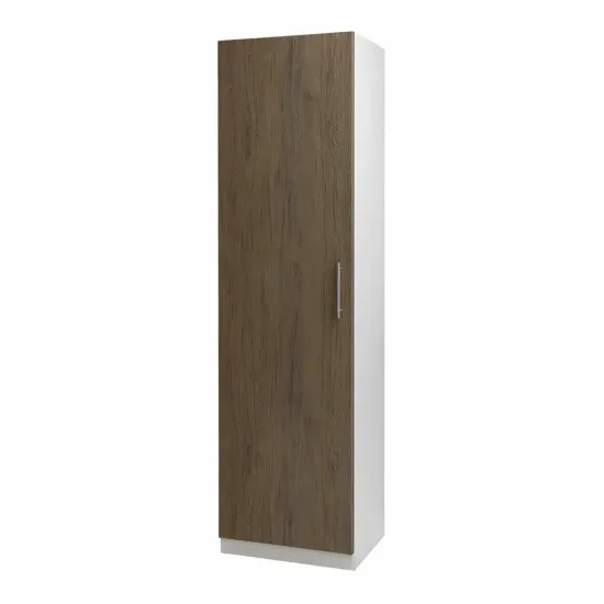 Dulap penal Mashtab Flexo M1 12242/S12266, 50x53x220 cm, Alb/Rockfort