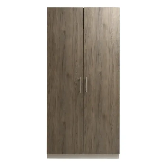 Шкаф Mashtab Flexo M2 12243/S12266/D12267, 100x53x220 см, Белый/Rockfort