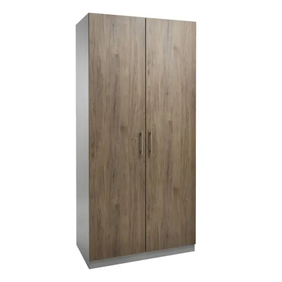 Шкаф Mashtab Flexo M4 12245/S12266/D12267, 100x53x220 см, Белый/Rockfort