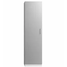 Dulap penal Mashtab Flexo M1 12242/S12268, 50x53x220 cm, Alb/Gri