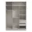Dulap Mashtab Flexo M5 12251/S12262/D12263/S12262, 150x53x220 cm, Casmir