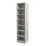 Dulap penal Mashtab Flexo M1 12247/S12268, 50x53x220 cm, Casmir/Gri