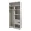 Шкаф Mashtab Flexo M3 12249/S12268/D12269, 100x53x220 см, Кашемир/Серый
