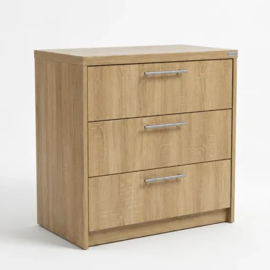 Comodă Mashtab Valencia Dubla, 80x38x70 cm, Sonoma