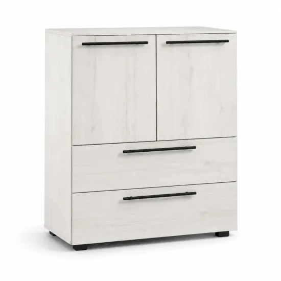 Комод Mashtab Cadiz, 80x43x106 см, Дуб белый